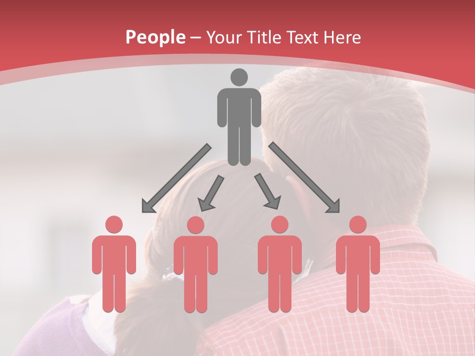 A Man And A Little Girl Hugging Each Other PowerPoint Template