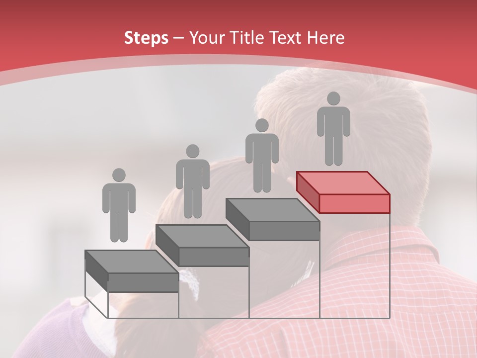 A Man And A Little Girl Hugging Each Other PowerPoint Template