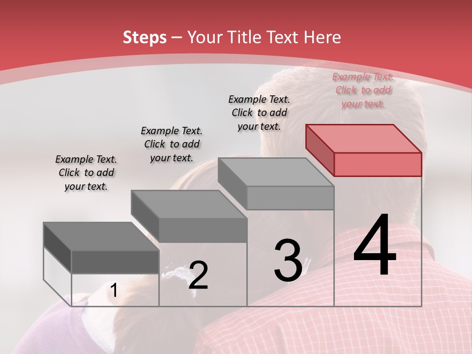 A Man And A Little Girl Hugging Each Other PowerPoint Template