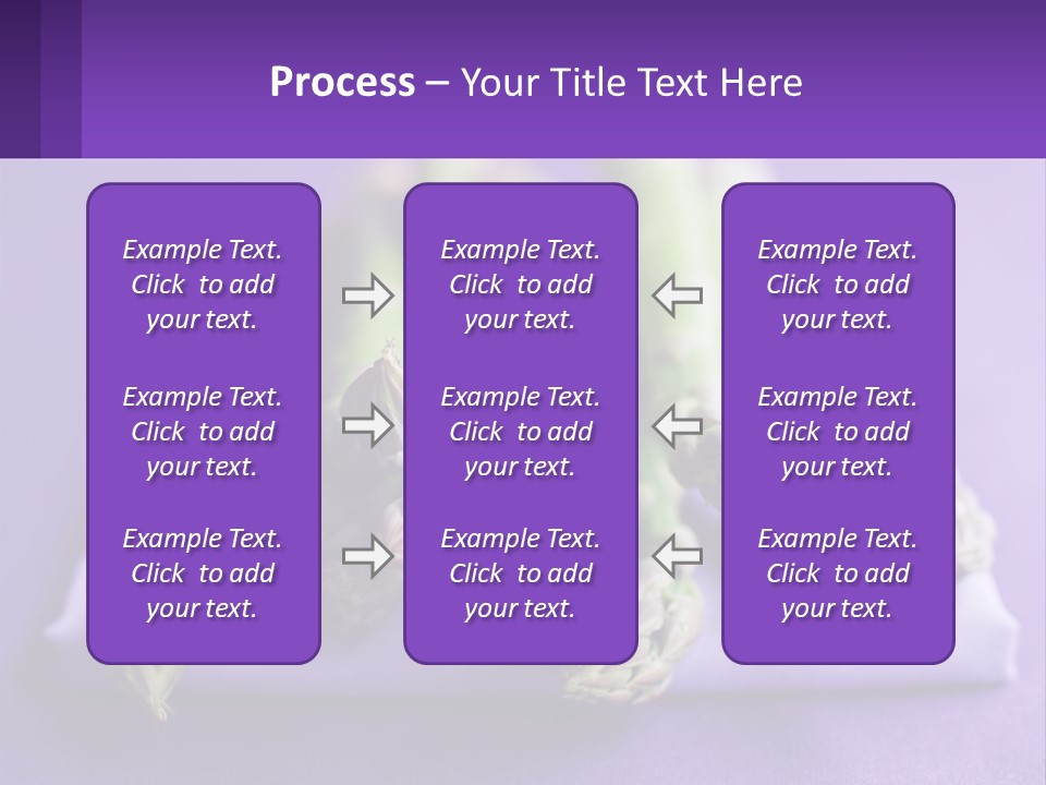 A Bunch Of Green Asparagus On A Purple Surface PowerPoint Template