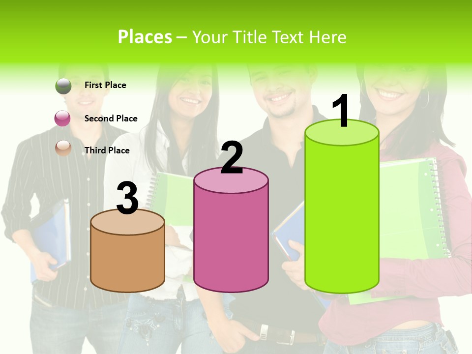 A Group Of People Standing Next To Each Other PowerPoint Template