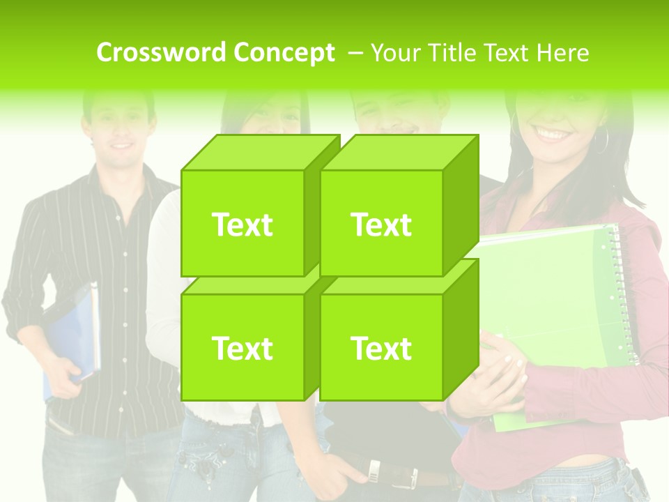 A Group Of People Standing Next To Each Other PowerPoint Template