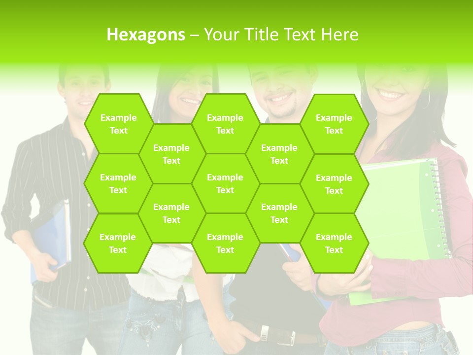 A Group Of People Standing Next To Each Other PowerPoint Template