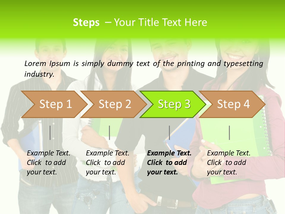 A Group Of People Standing Next To Each Other PowerPoint Template