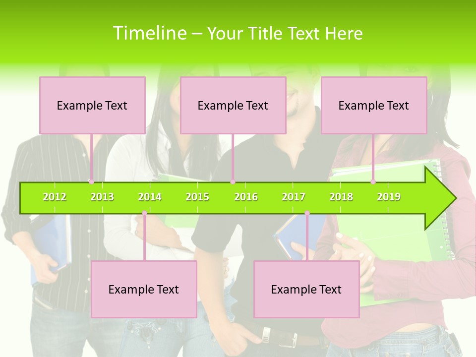 A Group Of People Standing Next To Each Other PowerPoint Template