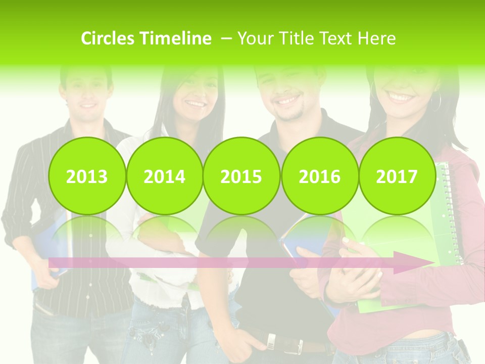 A Group Of People Standing Next To Each Other PowerPoint Template