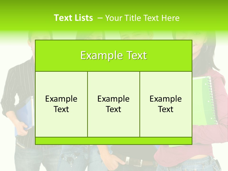 A Group Of People Standing Next To Each Other PowerPoint Template