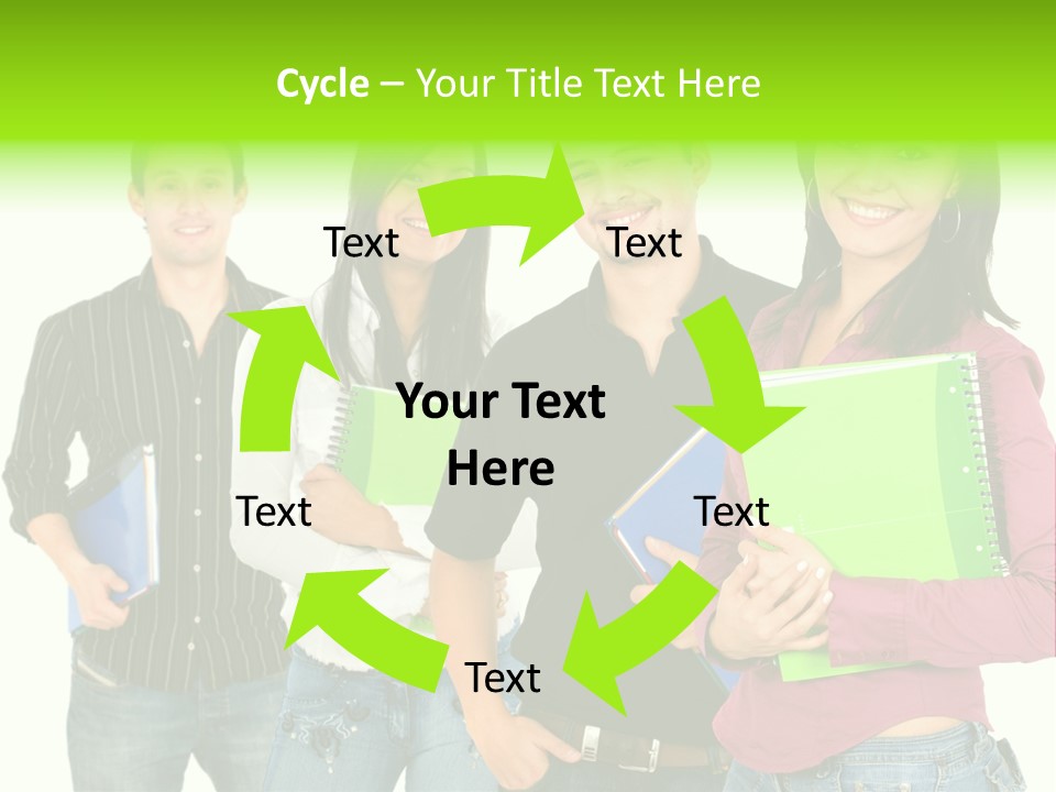 A Group Of People Standing Next To Each Other PowerPoint Template