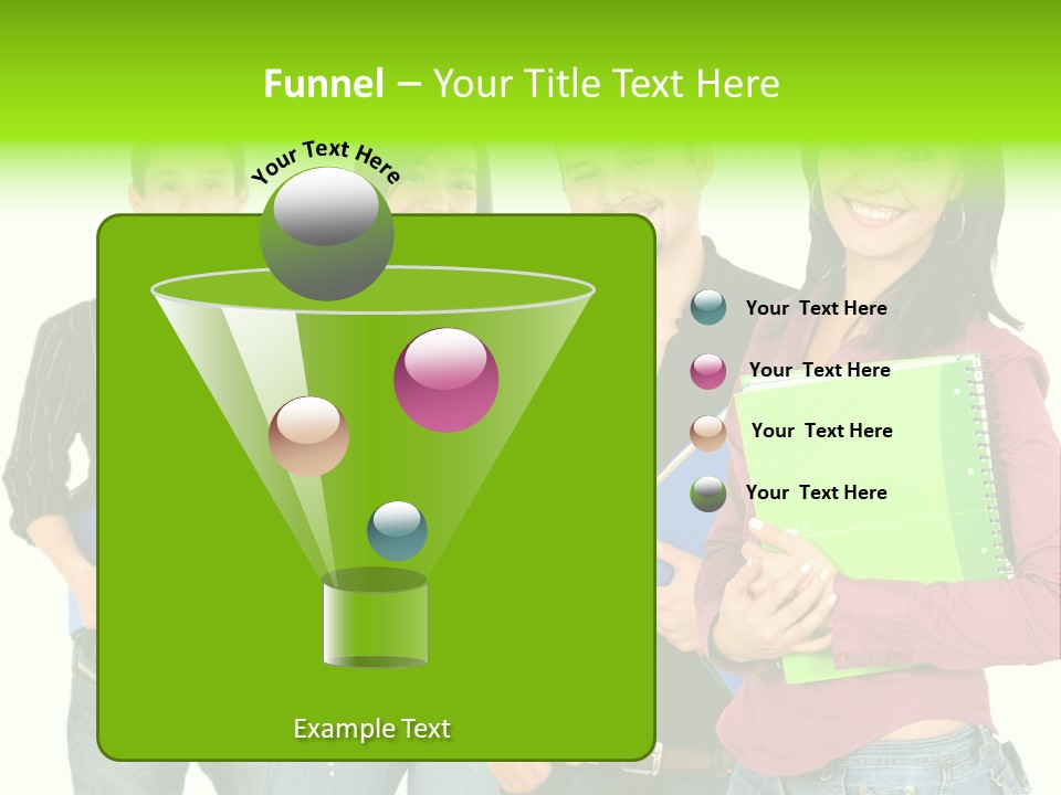 A Group Of People Standing Next To Each Other PowerPoint Template