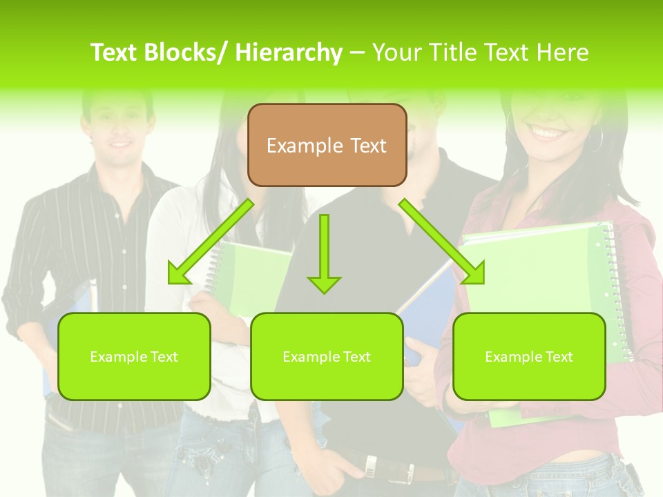 A Group Of People Standing Next To Each Other PowerPoint Template