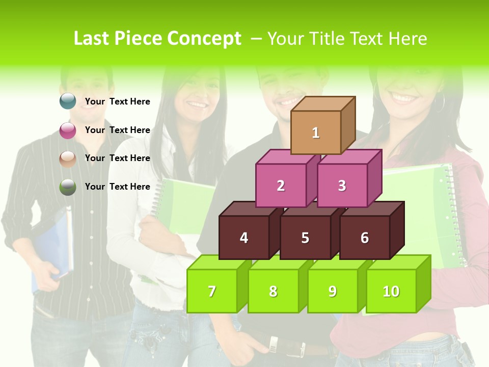 A Group Of People Standing Next To Each Other PowerPoint Template