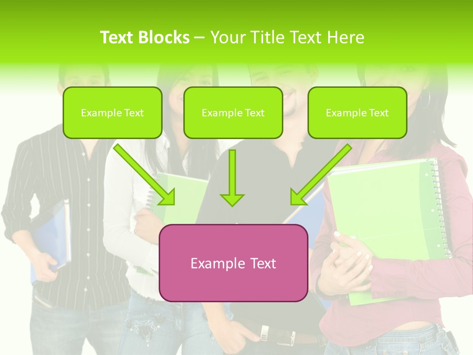 A Group Of People Standing Next To Each Other PowerPoint Template