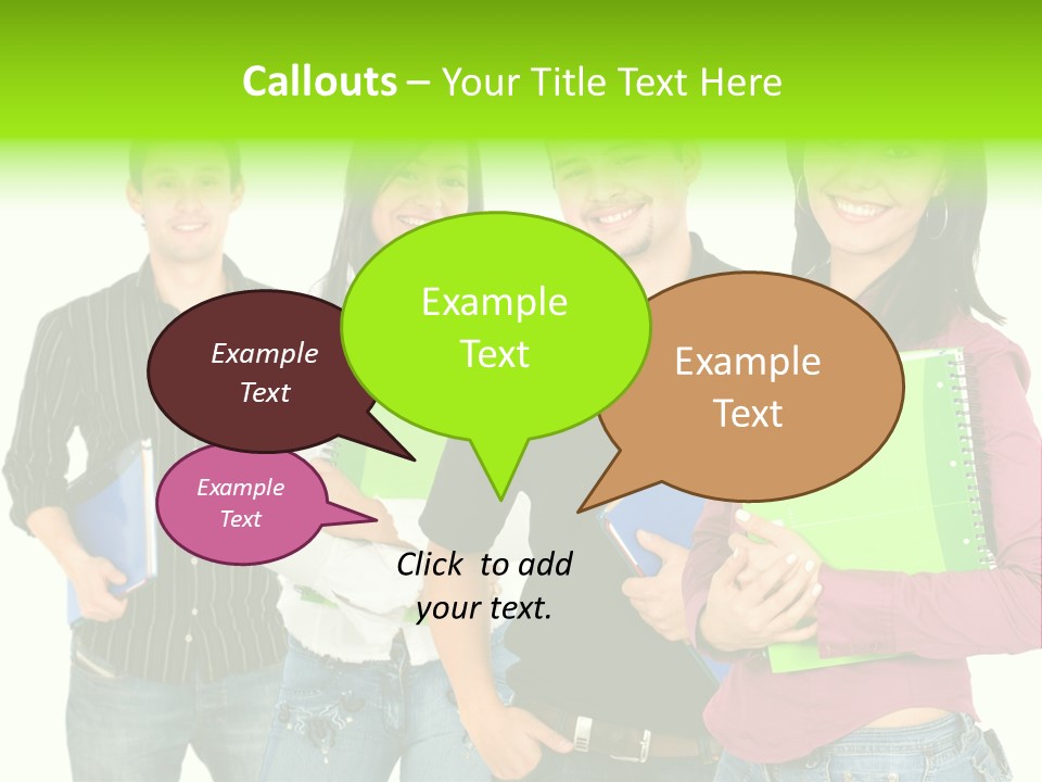 A Group Of People Standing Next To Each Other PowerPoint Template