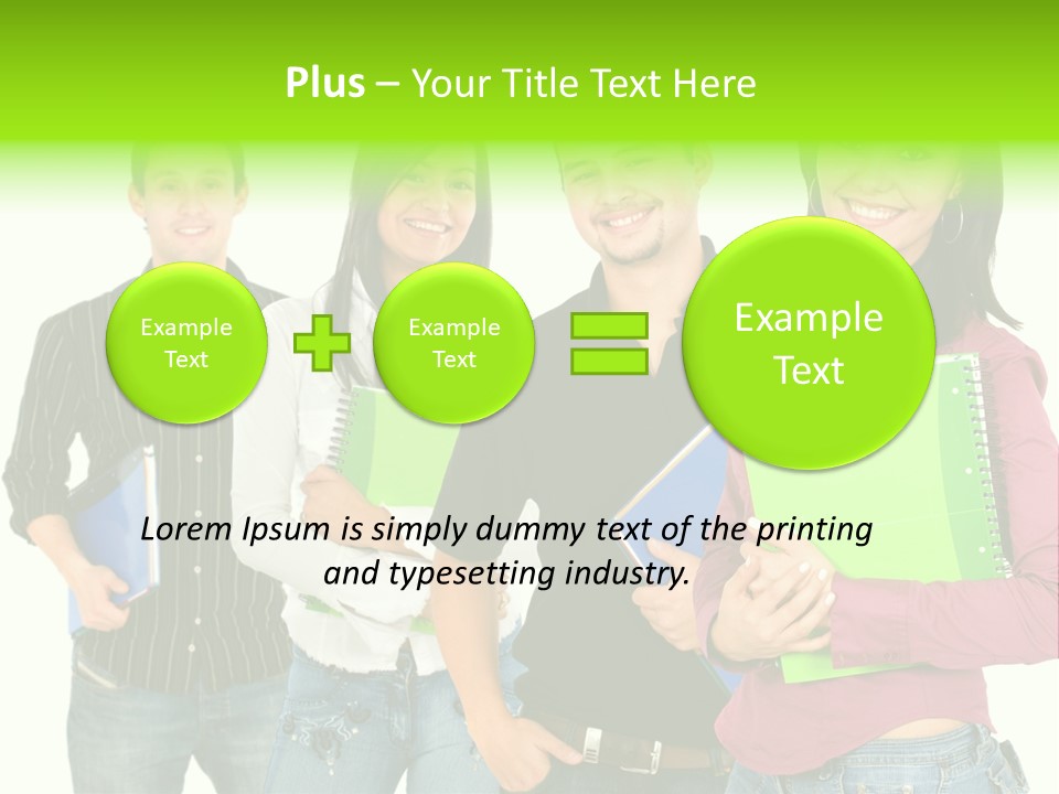 A Group Of People Standing Next To Each Other PowerPoint Template