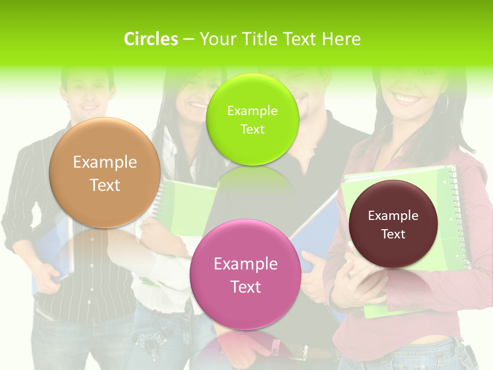 A Group Of People Standing Next To Each Other PowerPoint Template