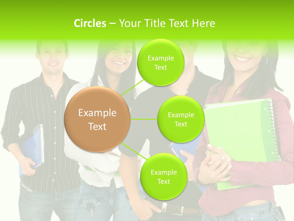 A Group Of People Standing Next To Each Other PowerPoint Template