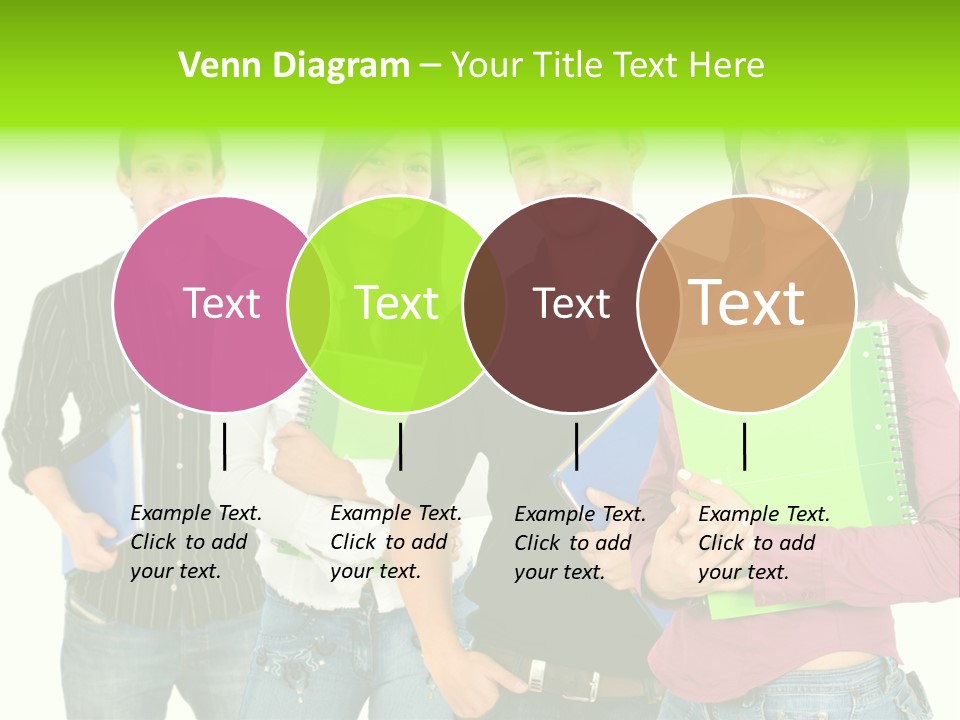 A Group Of People Standing Next To Each Other PowerPoint Template