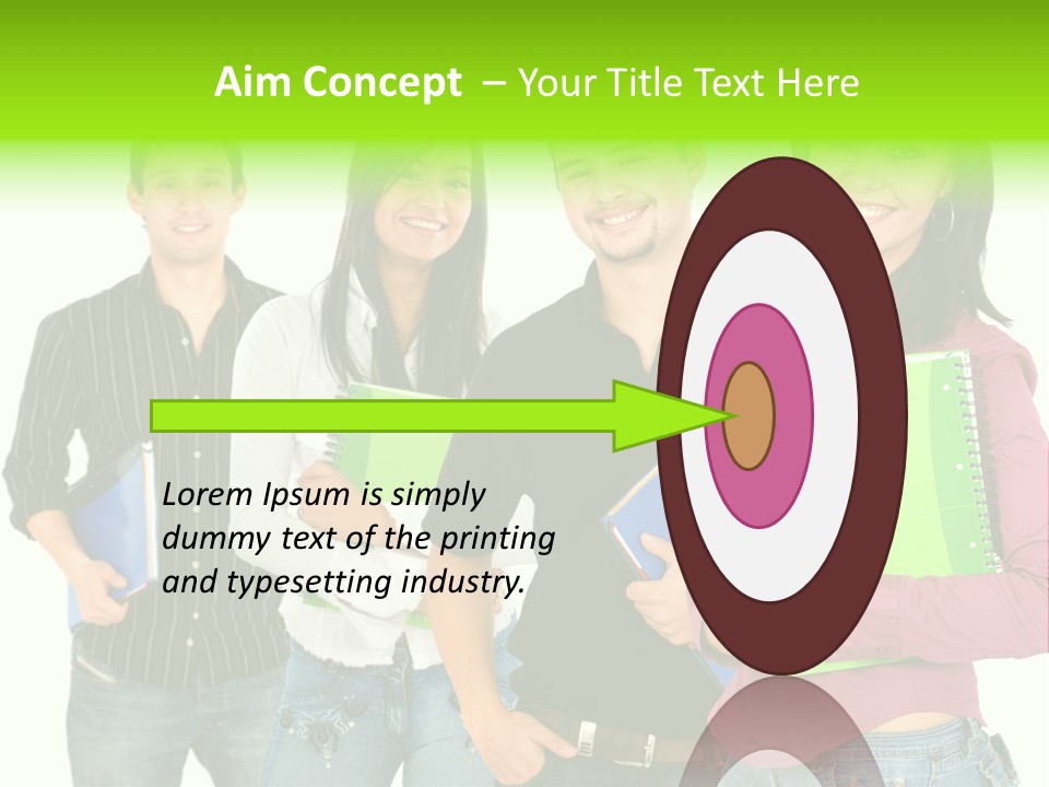 A Group Of People Standing Next To Each Other PowerPoint Template