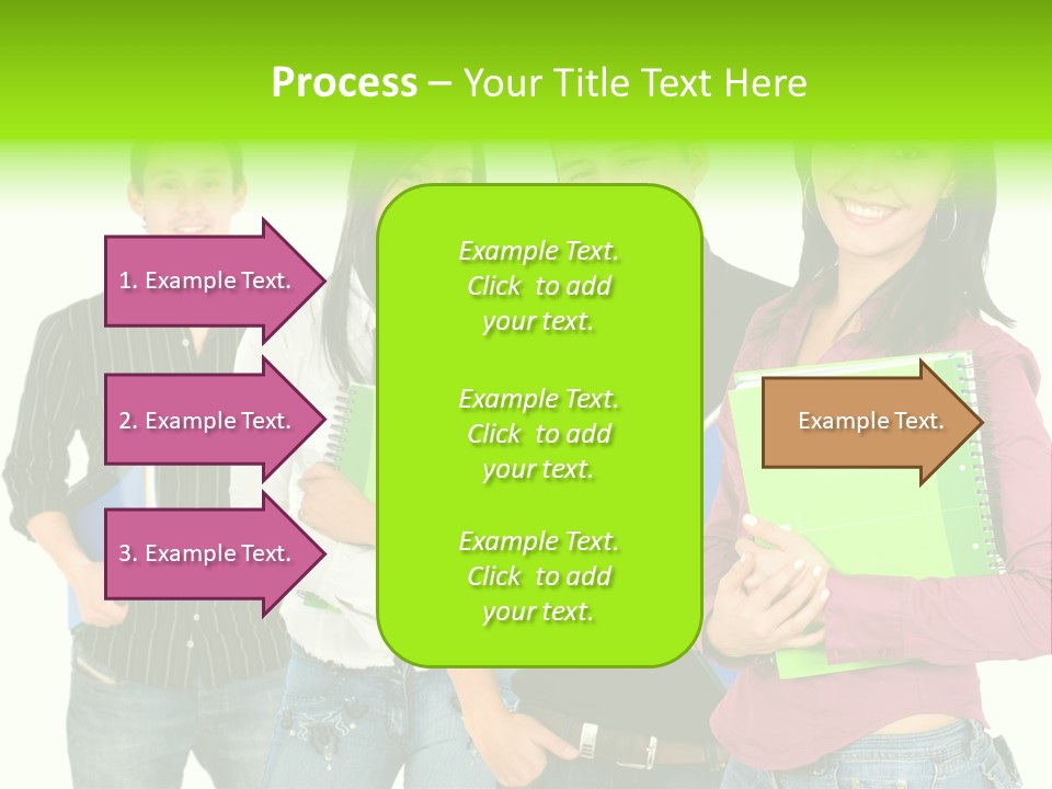 A Group Of People Standing Next To Each Other PowerPoint Template