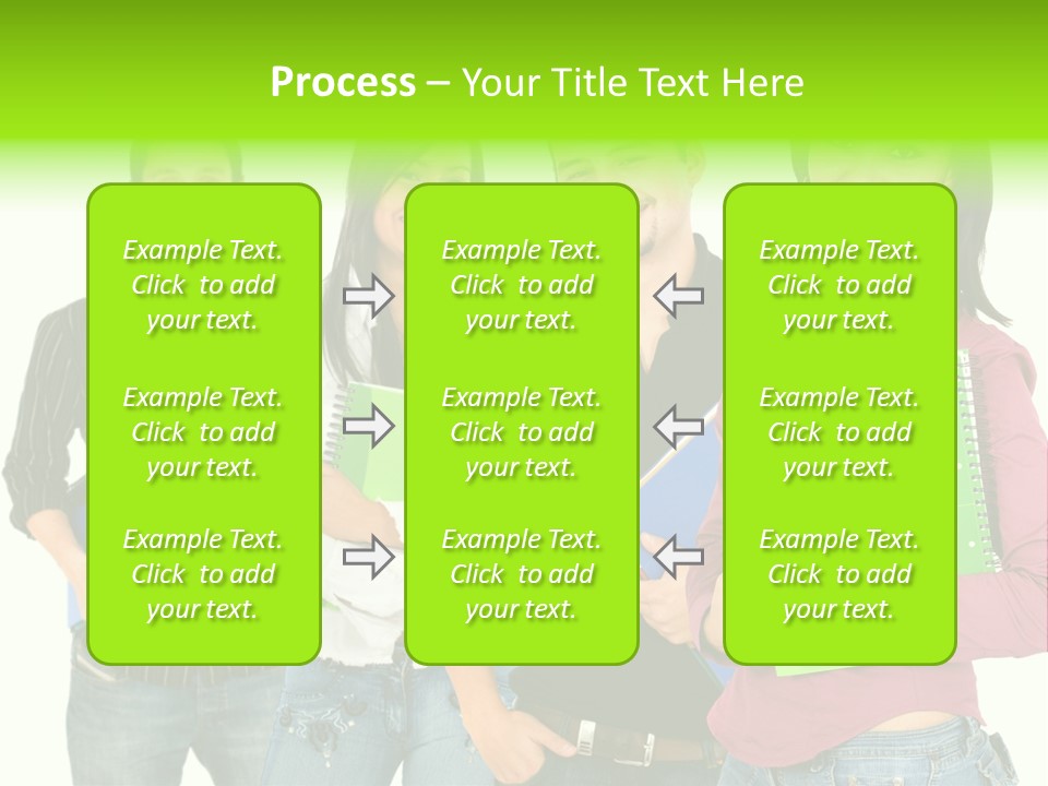 A Group Of People Standing Next To Each Other PowerPoint Template