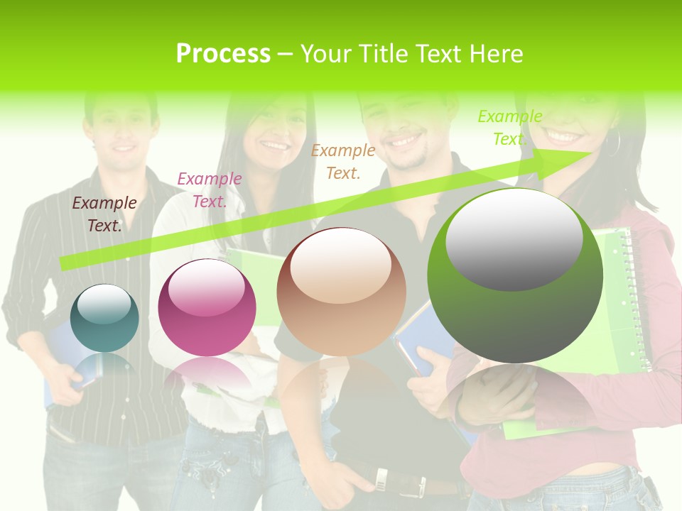 A Group Of People Standing Next To Each Other PowerPoint Template