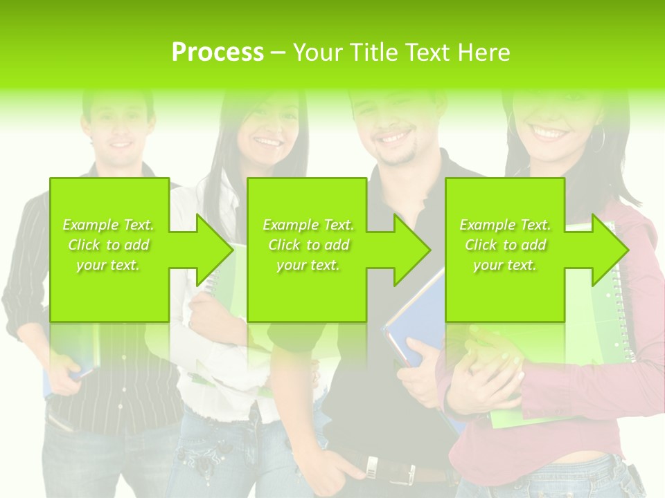 A Group Of People Standing Next To Each Other PowerPoint Template