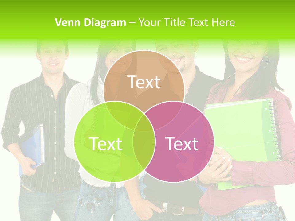A Group Of People Standing Next To Each Other PowerPoint Template