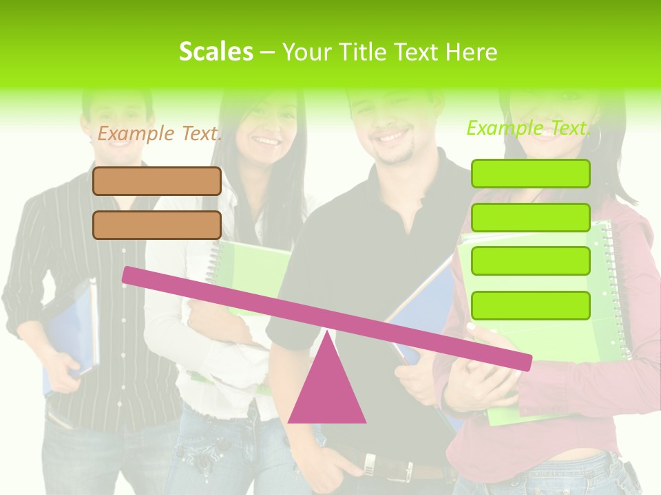 A Group Of People Standing Next To Each Other PowerPoint Template