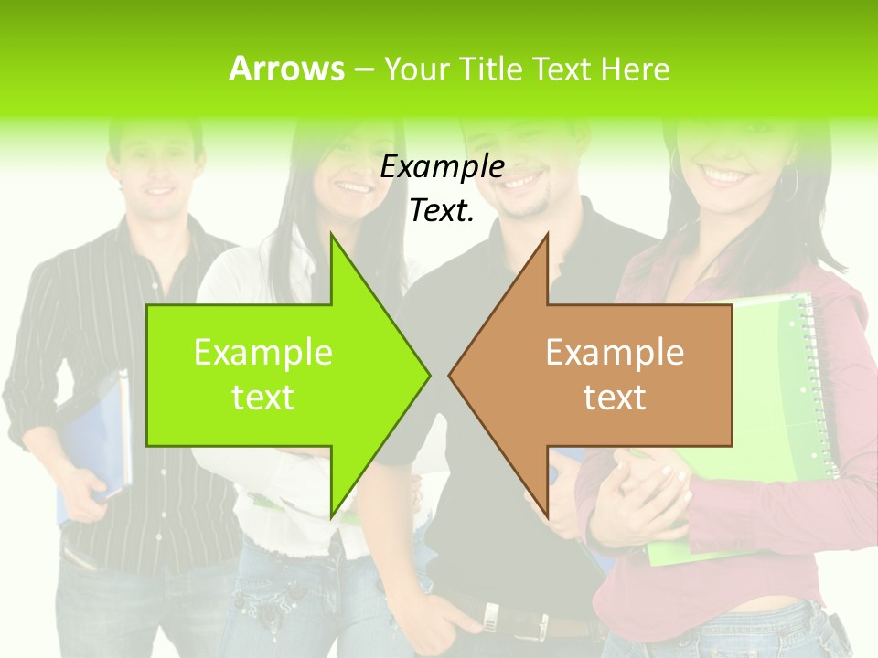 A Group Of People Standing Next To Each Other PowerPoint Template