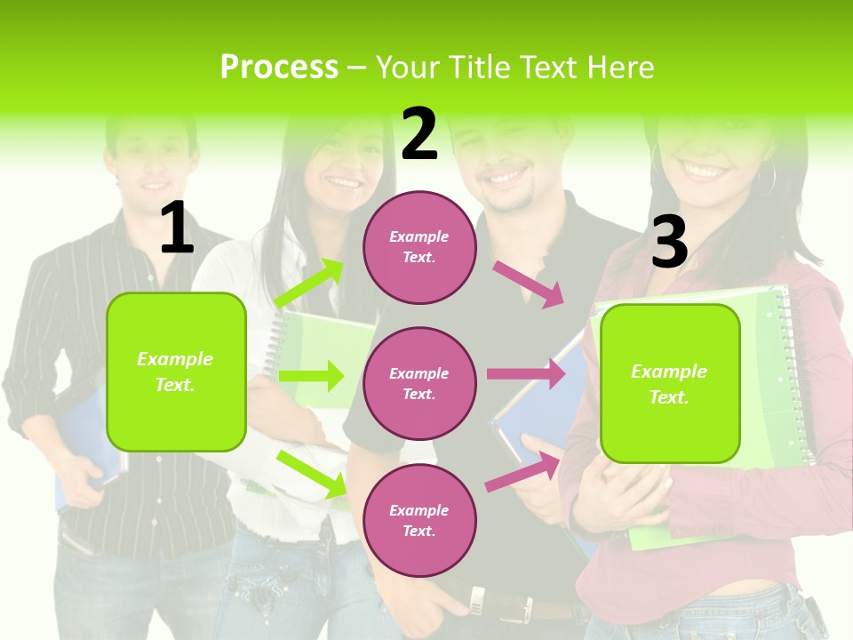 A Group Of People Standing Next To Each Other PowerPoint Template