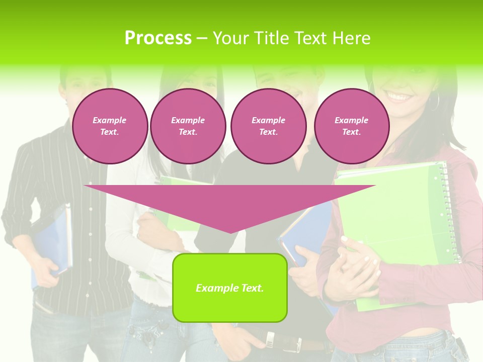 A Group Of People Standing Next To Each Other PowerPoint Template