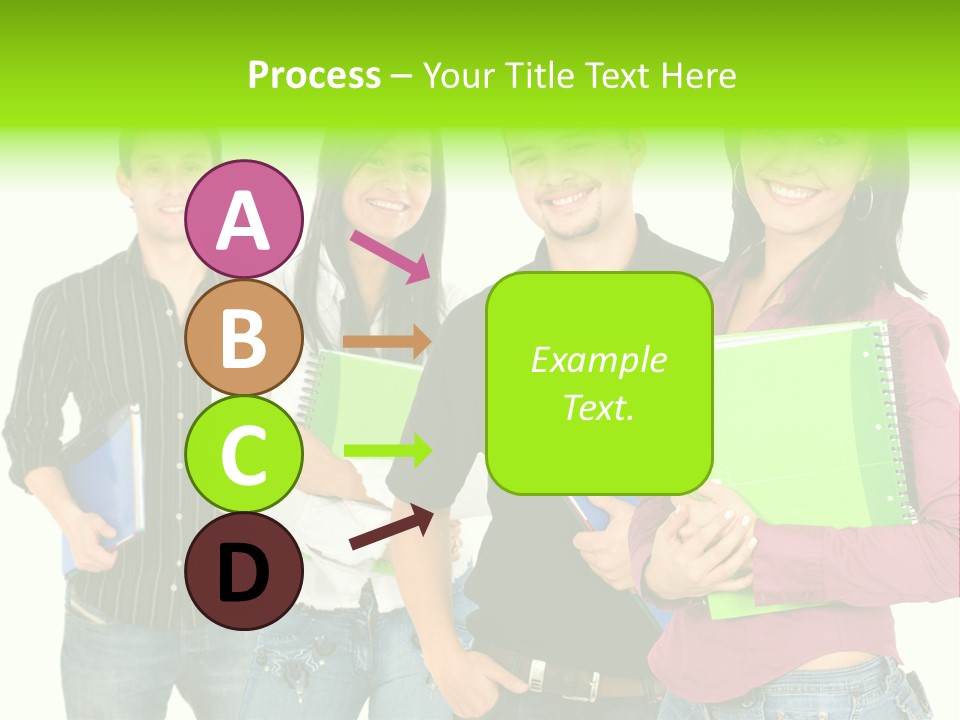 A Group Of People Standing Next To Each Other PowerPoint Template