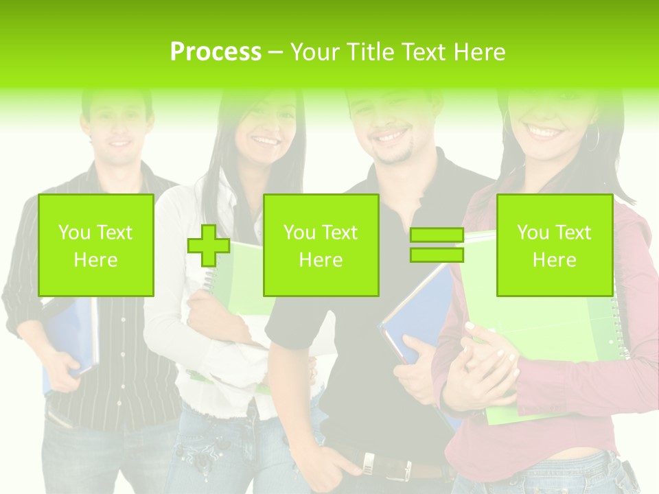 A Group Of People Standing Next To Each Other PowerPoint Template