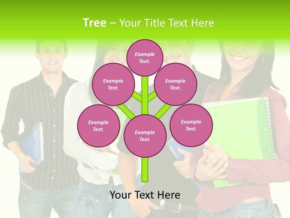 A Group Of People Standing Next To Each Other PowerPoint Template