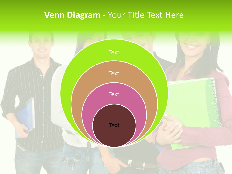 A Group Of People Standing Next To Each Other PowerPoint Template