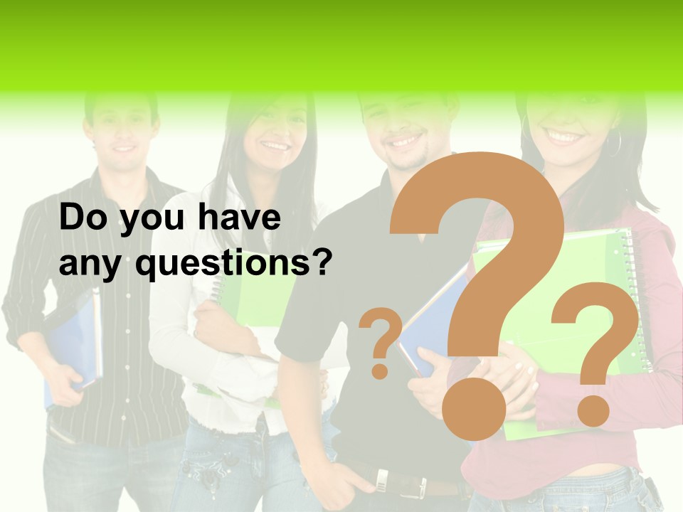 A Group Of People Standing Next To Each Other PowerPoint Template