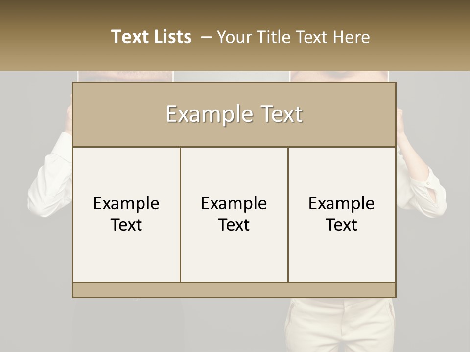 A Man And A Woman Holding Up A Picture Of Their Teeth PowerPoint Template
