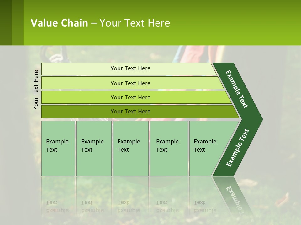 A Colorful Hammock Hanging From A Tree In A Park PowerPoint Template