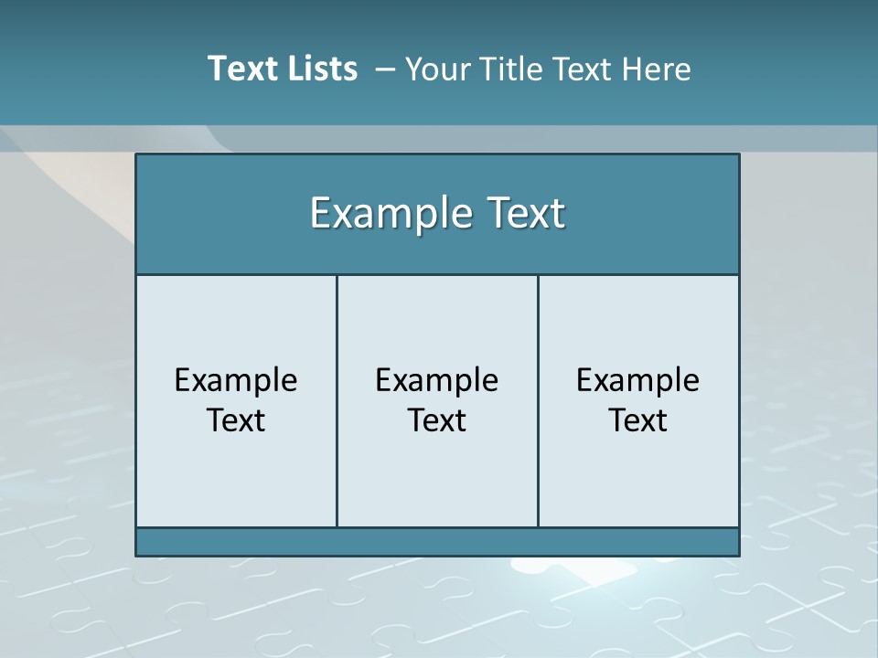 A Person Touching A Piece Of Puzzle On A Blue Surface PowerPoint Template