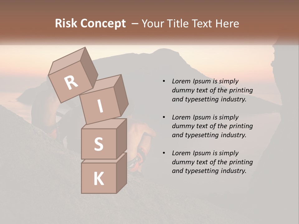 Two Men Sitting On A Cliff Overlooking A Body Of Water PowerPoint Template