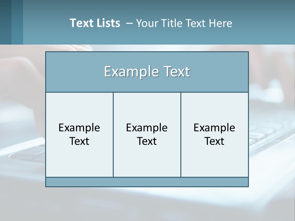 A Person Typing On A Laptop With Their Hands PowerPoint Template