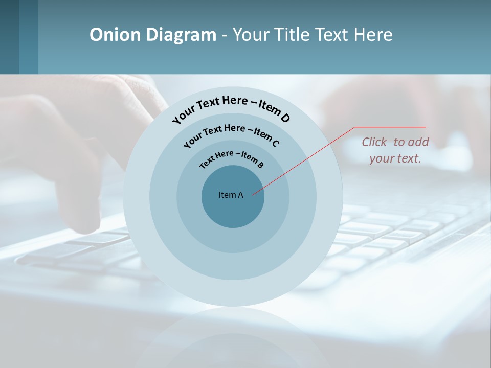 A Person Typing On A Laptop With Their Hands PowerPoint Template