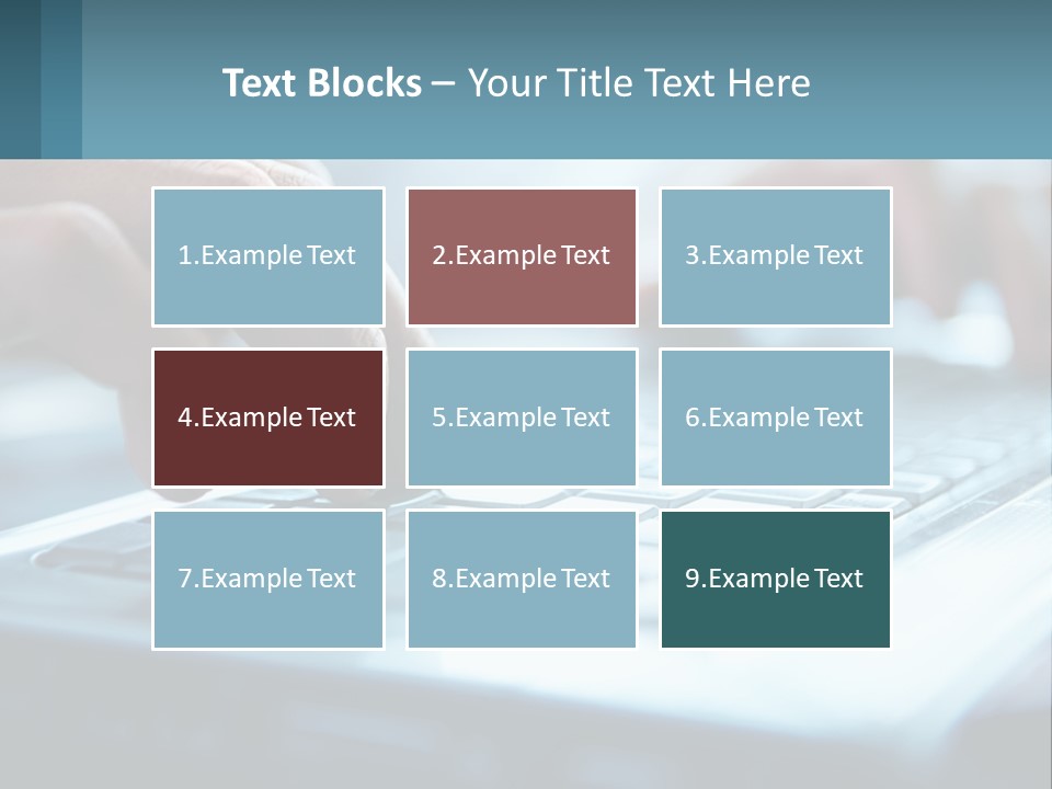 A Person Typing On A Laptop With Their Hands PowerPoint Template