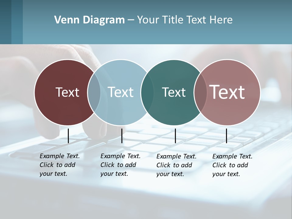 A Person Typing On A Laptop With Their Hands PowerPoint Template