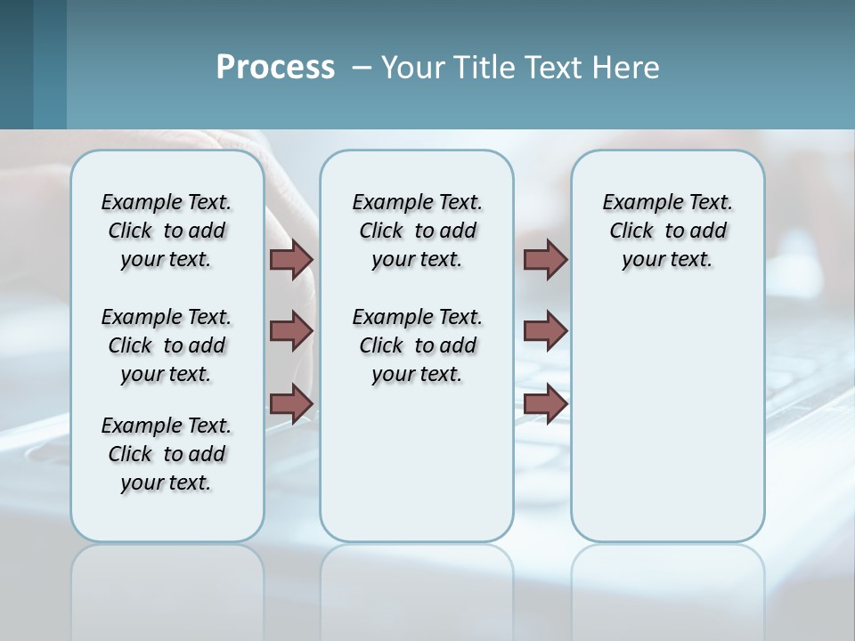 A Person Typing On A Laptop With Their Hands PowerPoint Template