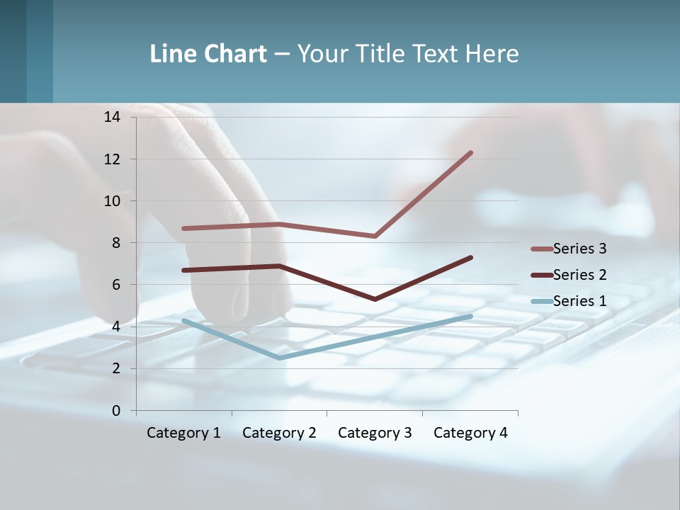 A Person Typing On A Laptop With Their Hands PowerPoint Template