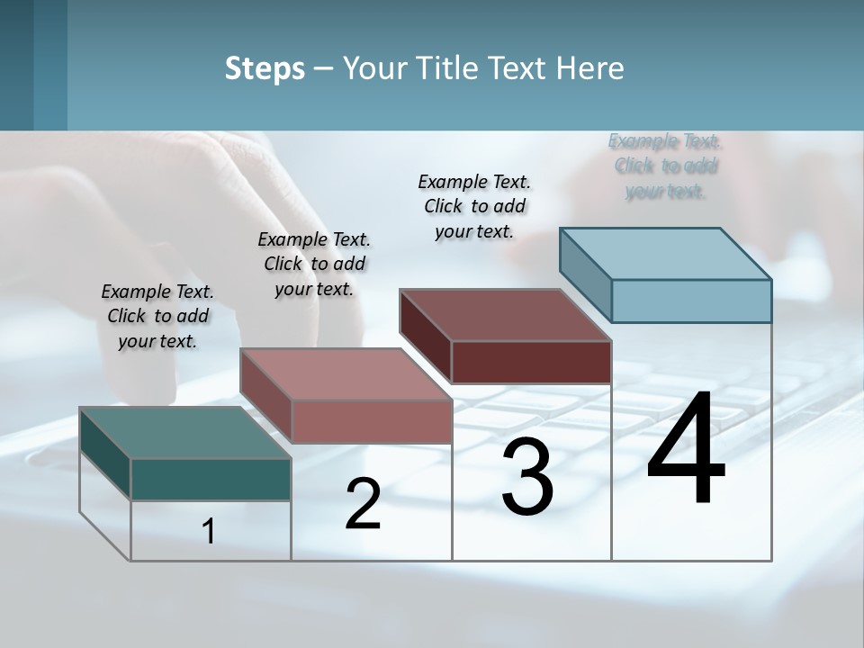 A Person Typing On A Laptop With Their Hands PowerPoint Template