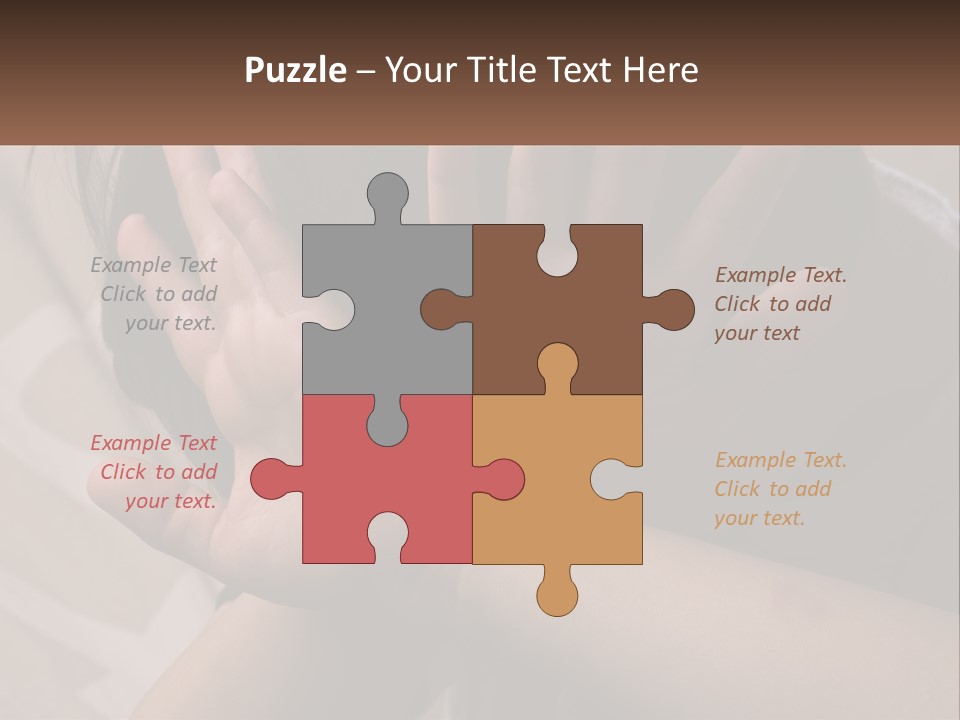 A Woman Covering Her Face With Her Hands PowerPoint Template