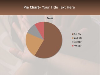 A Woman Covering Her Face With Her Hands PowerPoint Template