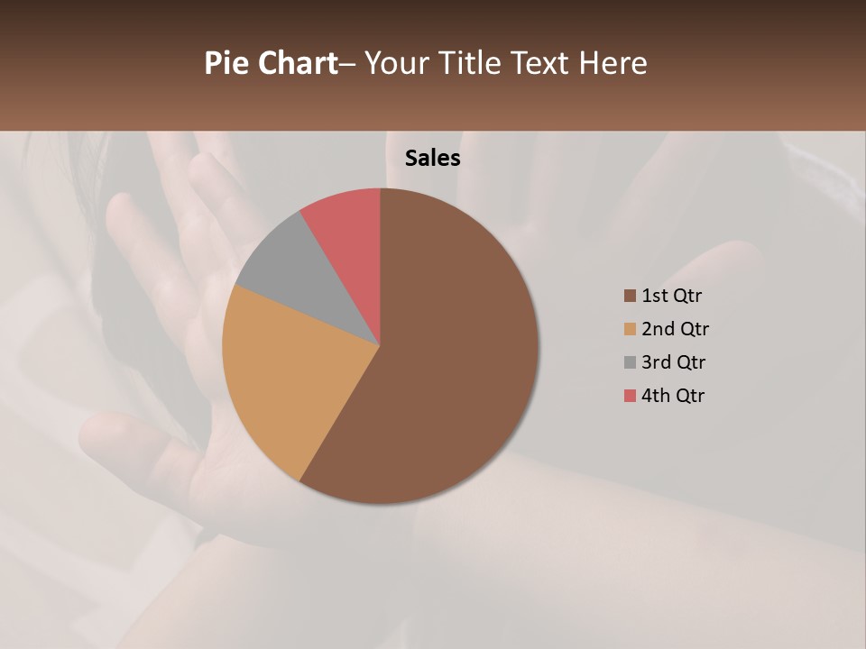 A Woman Covering Her Face With Her Hands PowerPoint Template